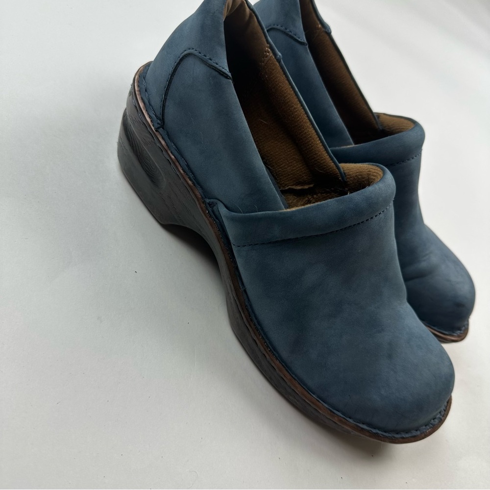 Boc Blue Peggy Clogs Shoes Size 9 - Picture 4 of 9